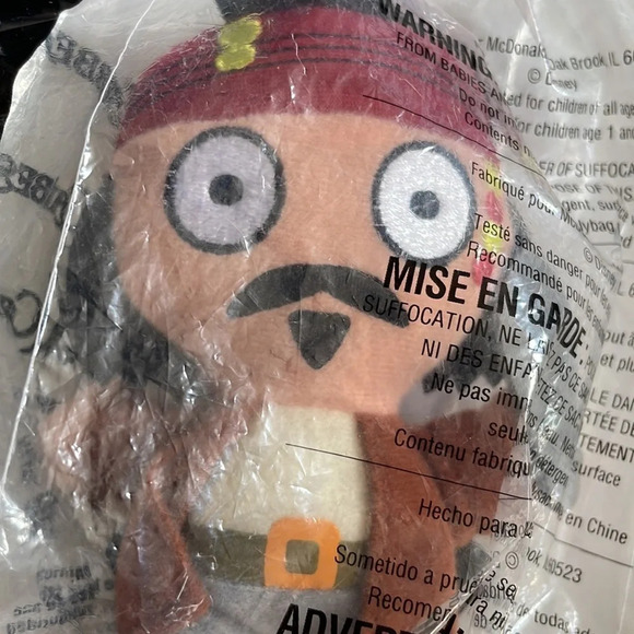 🏴‍☠️ Rare Jack Sparrow  McDonald's Toy - Pirates of the Caribbean 2006! 🏴‍☠️ - Picture 5 of 6